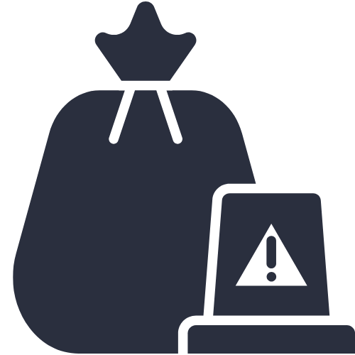 Emergency fund planning icon representing financial preparedness and contingency savings goals