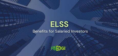 Benefits of ELSS investment for salaried professionals - person analyzing financial charts, using laptop and calculator
