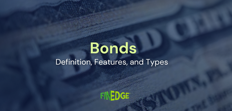 Visual of a bond certificate representing the definition, features, and types of bonds in India for educational finance content.