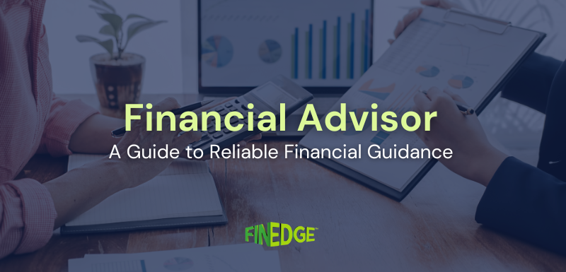Two professionals discussing financial plans with charts and reports, symbolizing expert-led financial advisory and reliable investment guidance.