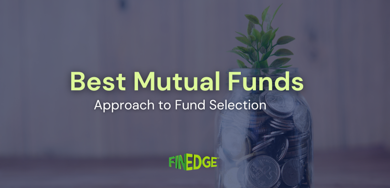 Best mutual funds selection approach with savings jar and long-term investing concept