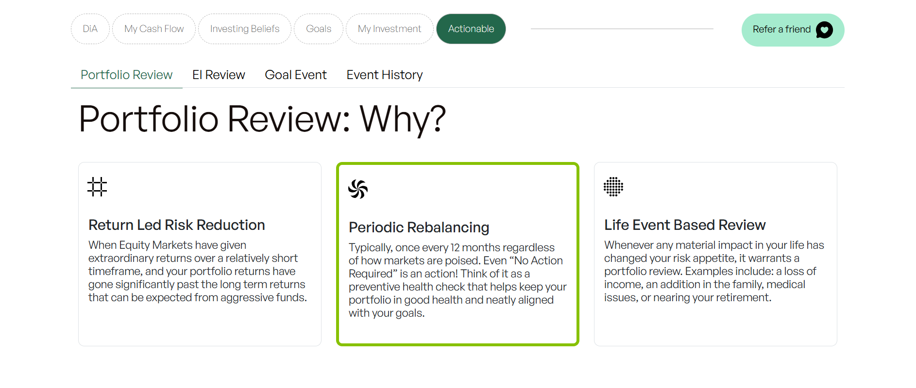 Review and Realign